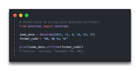 std::strftime|python time strftime.